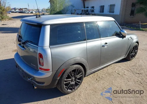 2008 Mini Cooper S Clubman из США, поврежденный, VIN WMWMM33518TP87059